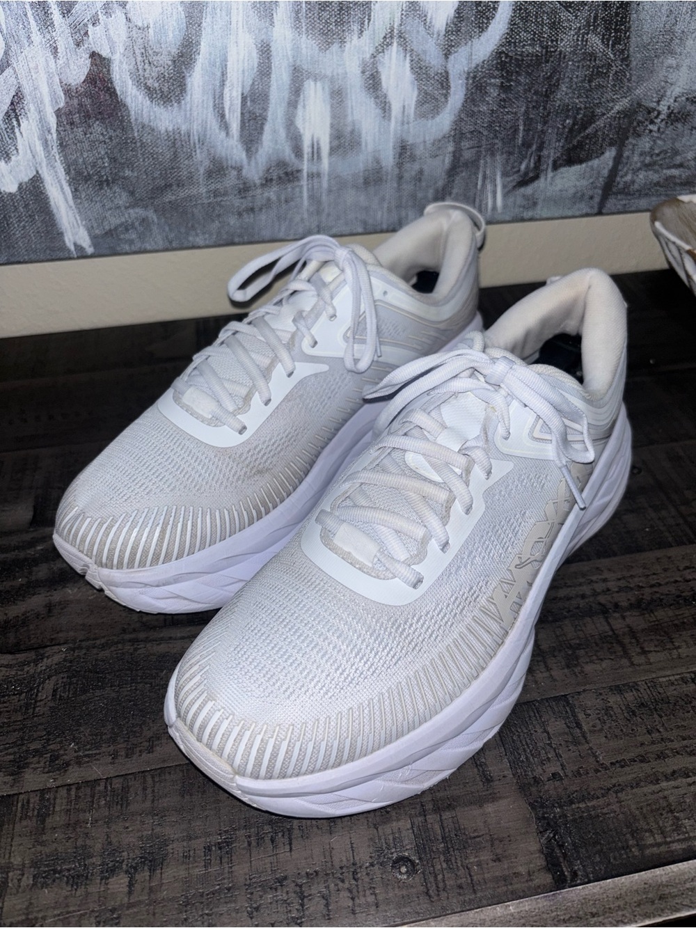 Hoka One One Bondi 7 running shoes WOMENS SZ 11D WIDE - Picture 2 of 16